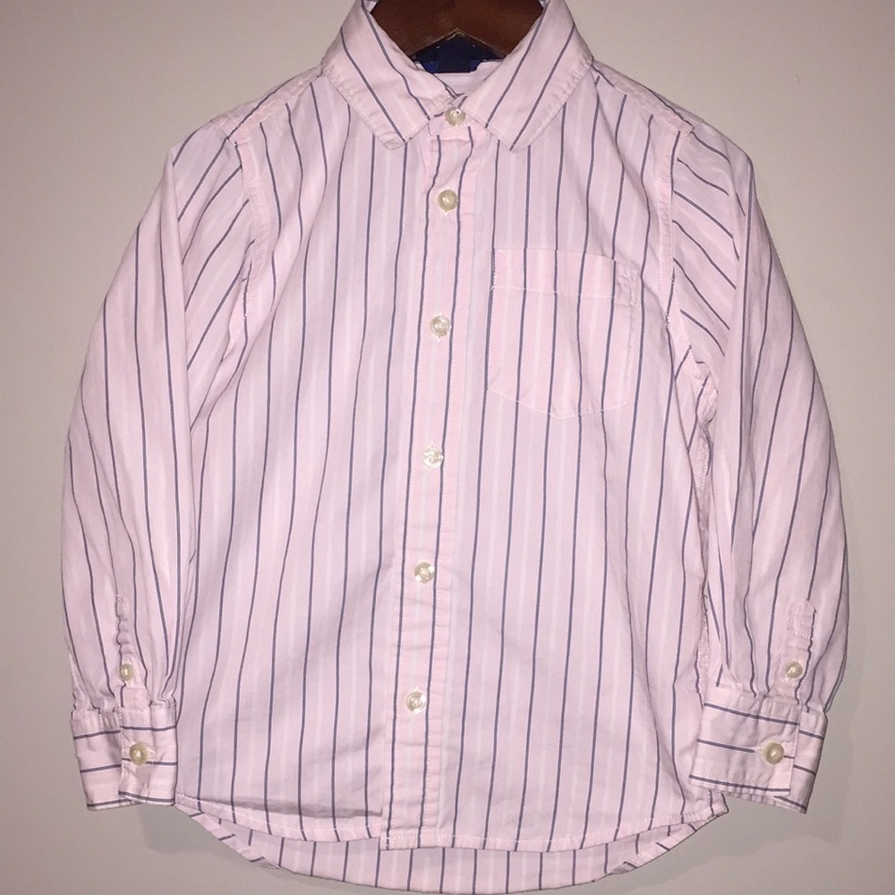 Gap Toddler Boy light Pink Dress Shirt Size 5T